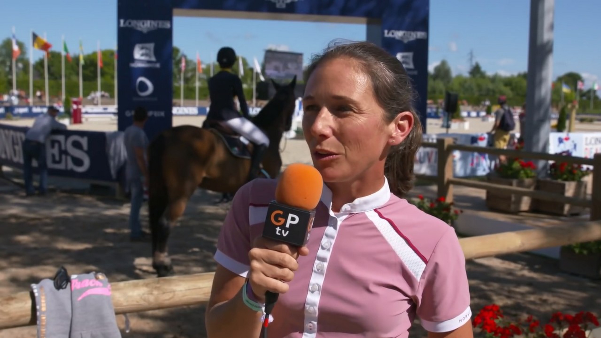 L entretien avec F licie Bertrand au LONGINES DEAUVILLE CLASSIC